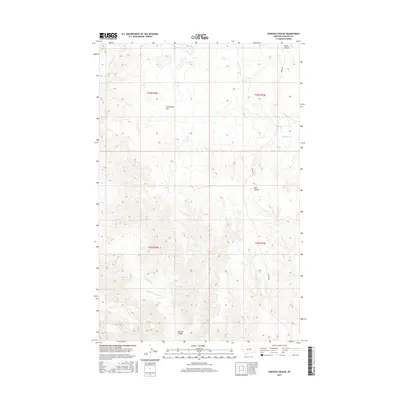 2017 Map of Karsten Coulee, 2017 Print