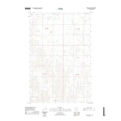 2020 Map of Karsten Coulee, 2020 Print