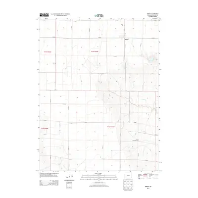 2013 Map of Karval, 2013 Print