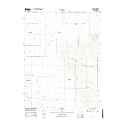 2016 Map of Karval, 2016 Print
