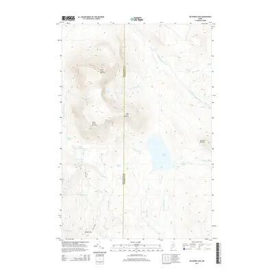 2014 Map of Katahdin Lake, 2014 Print
