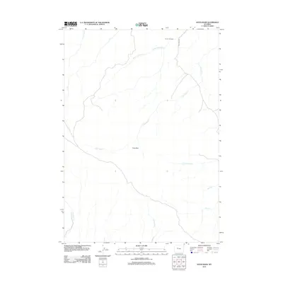 2012 Map of Kates Basin, 2012 Print