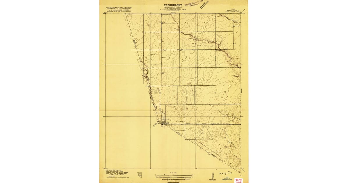 Old Maps Of Cimarron Harris County Pastmaps