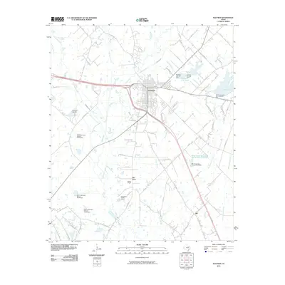 2010 Map of Kaufman, 2010 Print