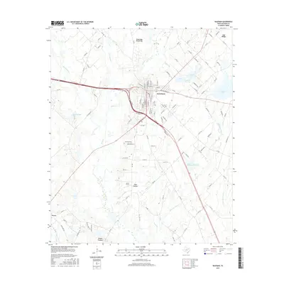 2016 Map of Kaufman, 2016 Print