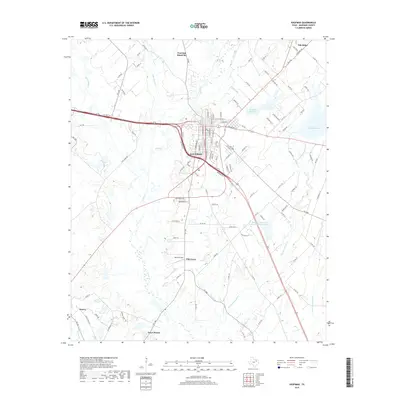 2019 Map of Kaufman, 2019 Print