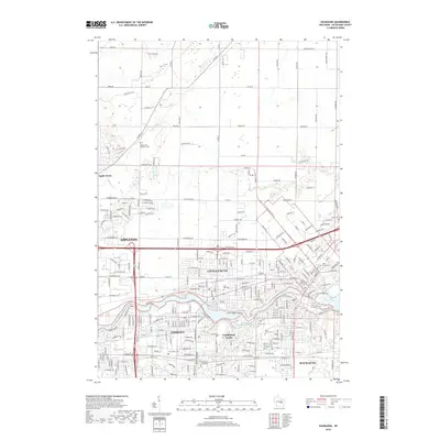 2018 Map of Kaukauna, 2018 Print