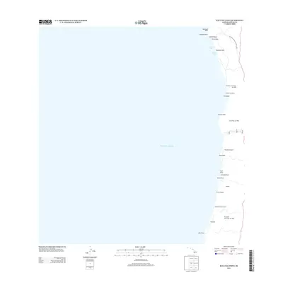 2013 Map of Kauluoa Point, 2013 Print