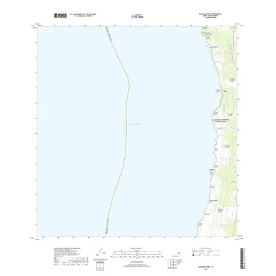 2017 Map of Kauluoa Point, 2017 Print