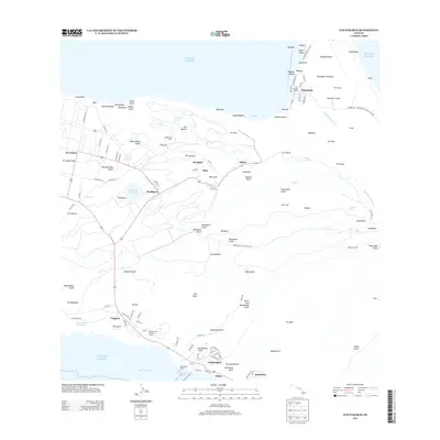 2013 Map of Kaunakakai, 2013 Print