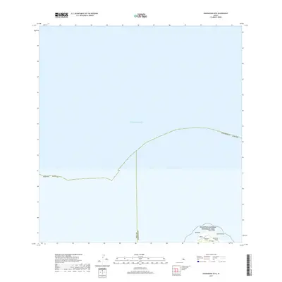 2017 Map of Kaunakakai OE N, 2017 Print