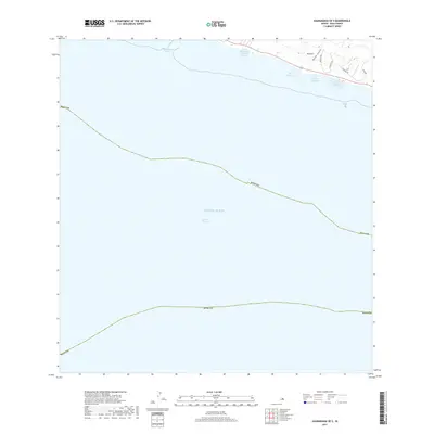 2017 Map of Kaunakakai OE S, 2017 Print