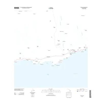 2013 Map of Kaupo, 2013 Print