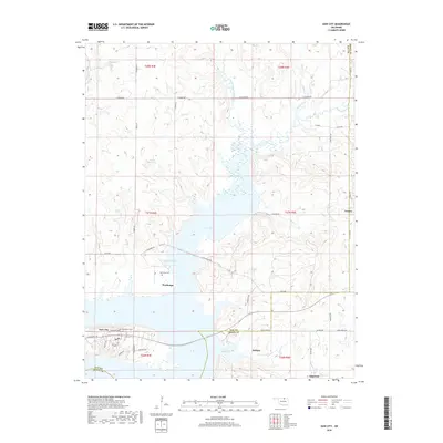 2018 Map of Kaw City, 2018 Print