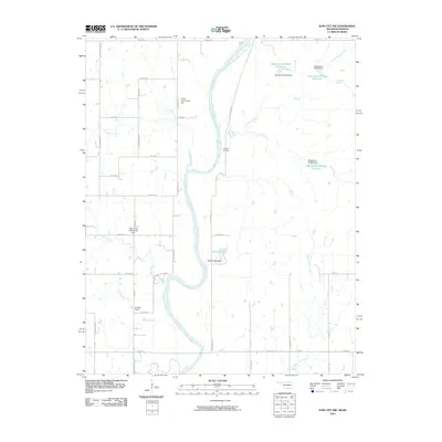 2010 Map of Kaw City NW, 2010 Print