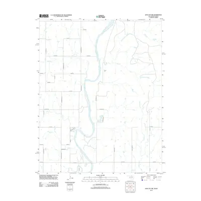 2012 Map of Kaw City NW, 2012 Print