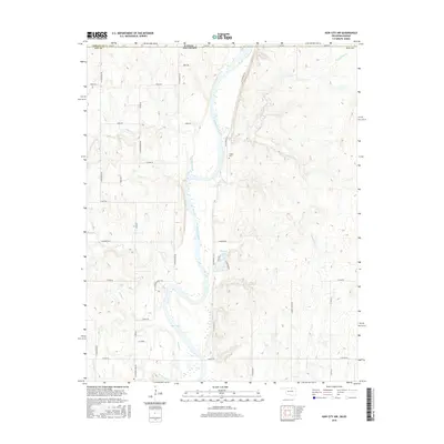 2016 Map of Kaw City NW, 2016 Print