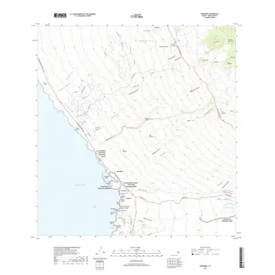 2017 Map of Kawaihae, 2017 Print