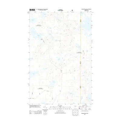 2013 Map of Kawishiwi Lake, 2013 Print