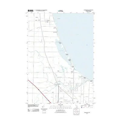 2011 Map of Kawkawlin, 2011 Print