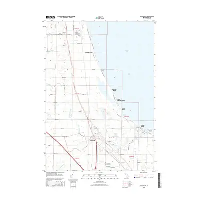 2014 Map of Kawkawlin, 2014 Print