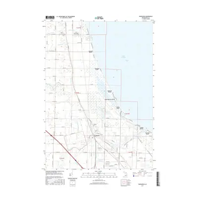 2017 Map of Kawkawlin, 2017 Print