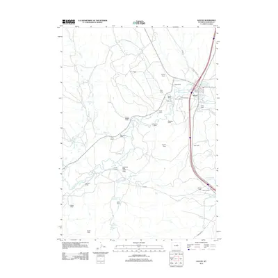 2012 Map of Kaycee, 2012 Print
