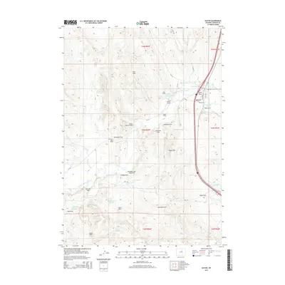 2015 Map of Kaycee, 2015 Print