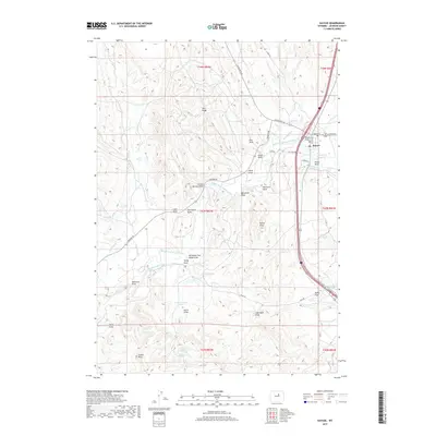 2017 Map of Kaycee, 2017 Print