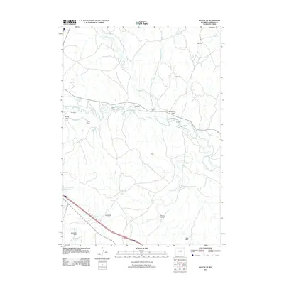 2012 Map of Kaycee NE, 2012 Print