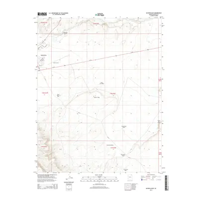 2014 Map of Kayenta East, 2014 Print