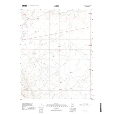 2018 Map of Kayenta East, 2018 Print