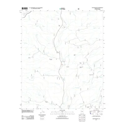 2011 Map of Kayler Butte, 2011 Print