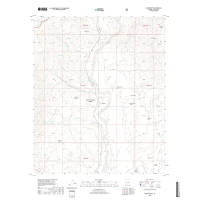 2018 Map of Kayler Butte, 2018 Print