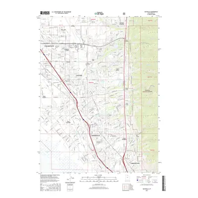 2017 Map of Kaysville, 2017 Print