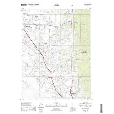 2020 Map of Kaysville, 2020 Print