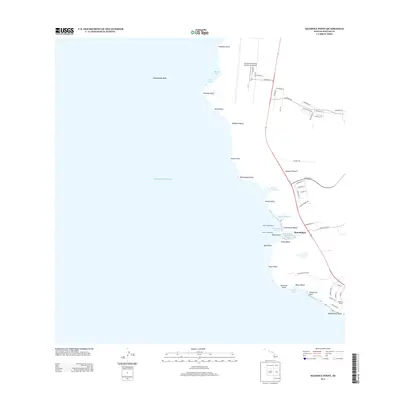 2013 Map of Keahole Point, 2013 Print