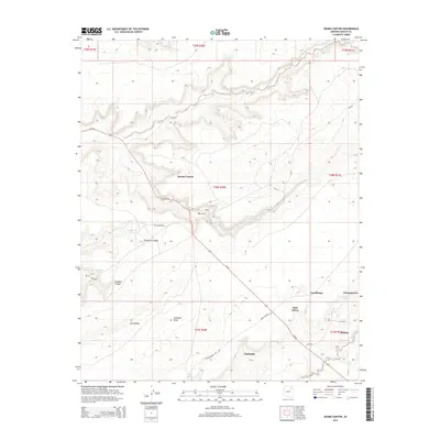 2014 Map of Keams Canyon, 2014 Print