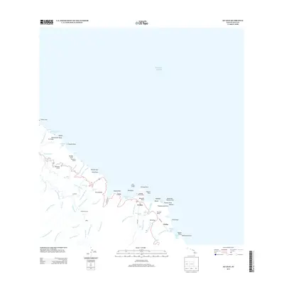 2013 Map of Keanae, 2013 Print