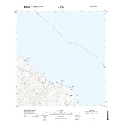 2017 Map of Keanae, 2017 Print