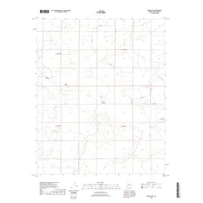 2018 Map of Kearn Lake, 2018 Print