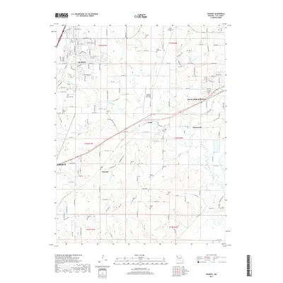 2017 Map of Kearney, 2017 Print