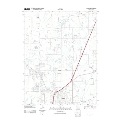 2012 Map of Kearney SW, 2012 Print