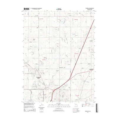 2014 Map of Kearney SW, 2014 Print