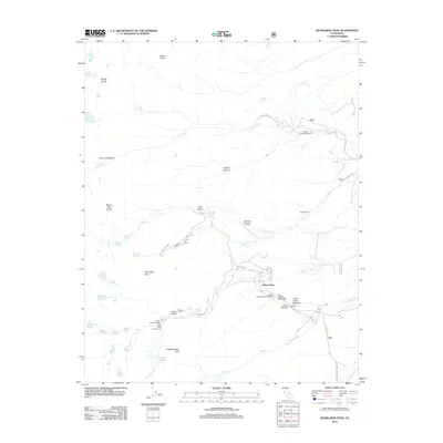 2012 Map of Kearsarge Peak, 2012 Print