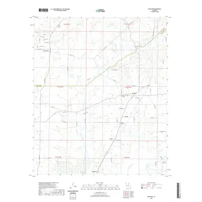 2020 Map of Keatchie, 2020 Print