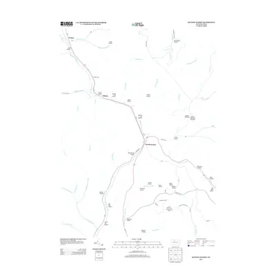 2013 Map of Keating Summit, 2013 Print