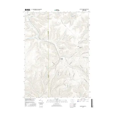 2016 Map of Keating Summit, 2016 Print