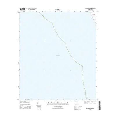 2015 Map of Keaton Beach OE W, 2015 Print