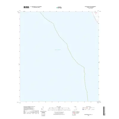 2018 Map of Keaton Beach OE W, 2018 Print